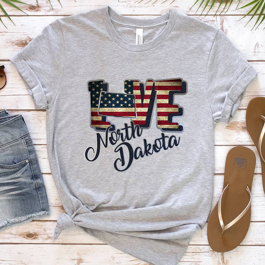 Love North Dakota Shirt