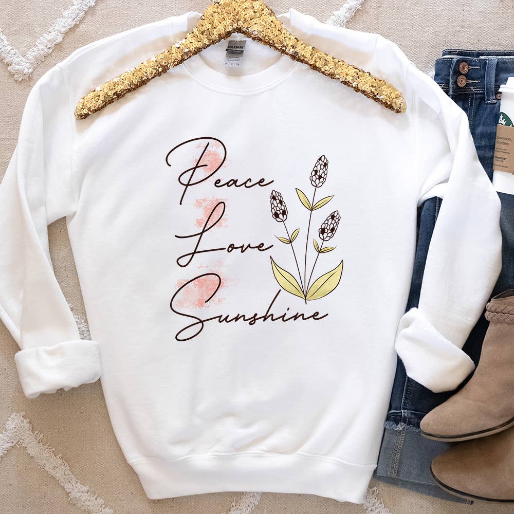 Peace Love Sunshine Sweatshirt