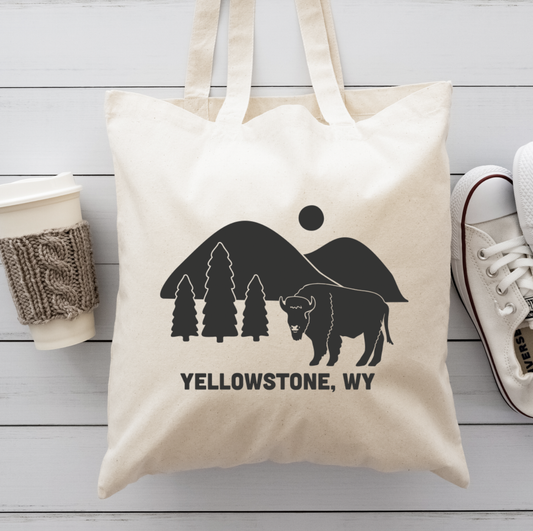 Yellowstone National Park Canvas Totes