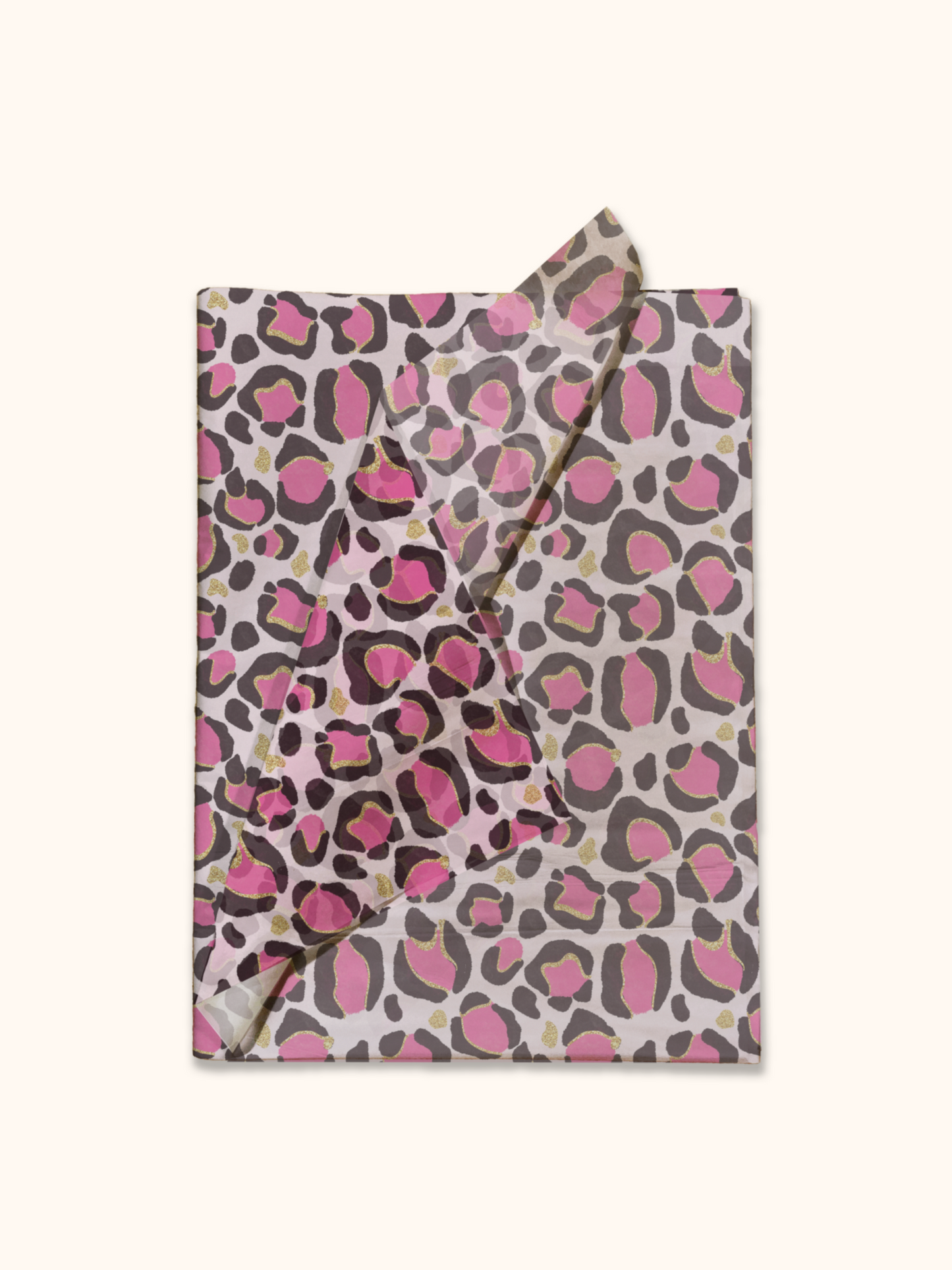 Pink Leopard Tissue Paper, Wrapping Paper