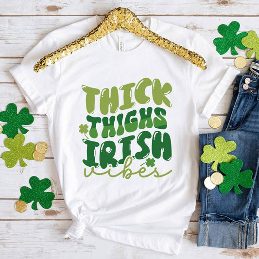 Thick Thighs Irish Vibes Shirt