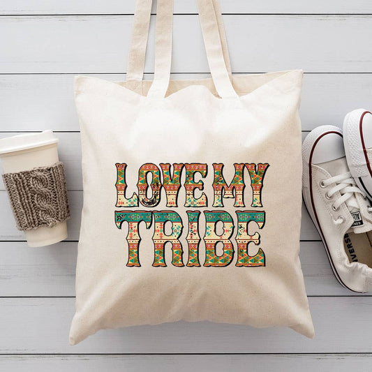 Love My Tribe Canvas Tote Bag
