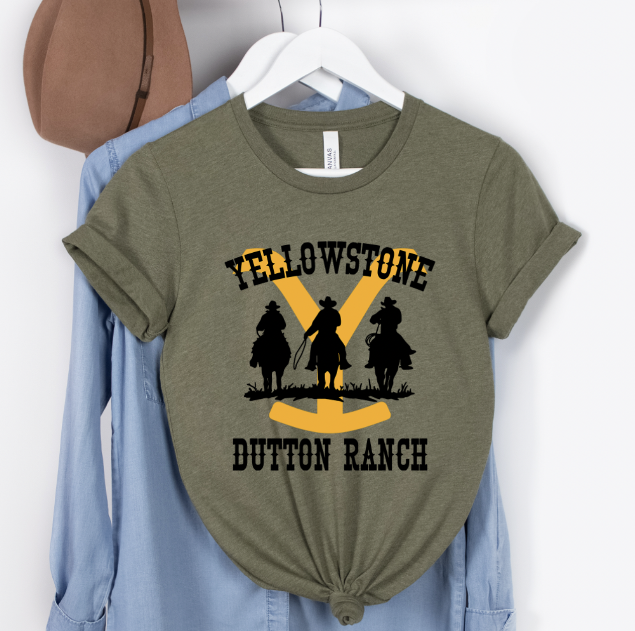 Yellowstone Cowboy Shirt, Dutton Ranch