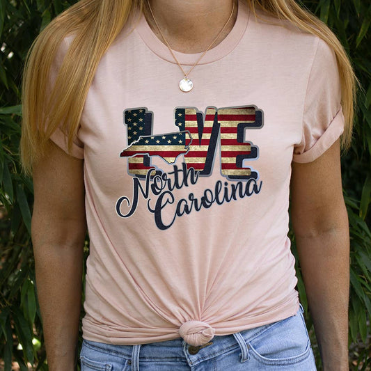 Love North Carolina Shirt