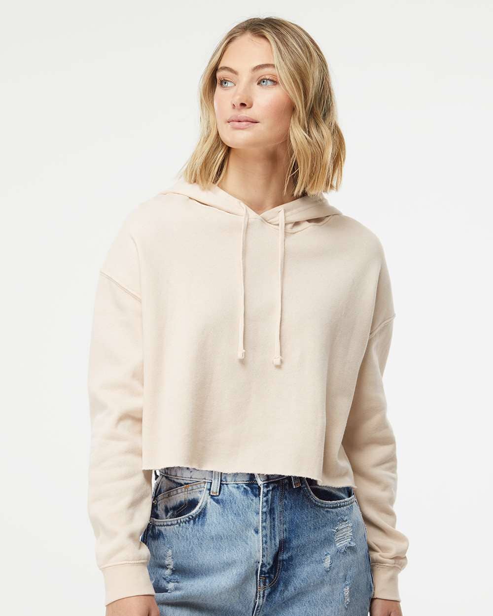 Women’s Lightweight Cropped Hooded Sweatshirt