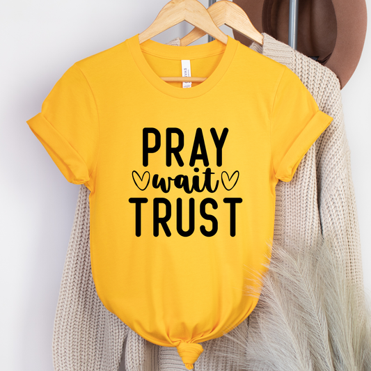 Pray Wait Trust Shirt