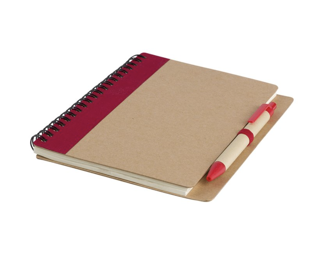 CUSTOM Eco Spiral And Pen Notebook