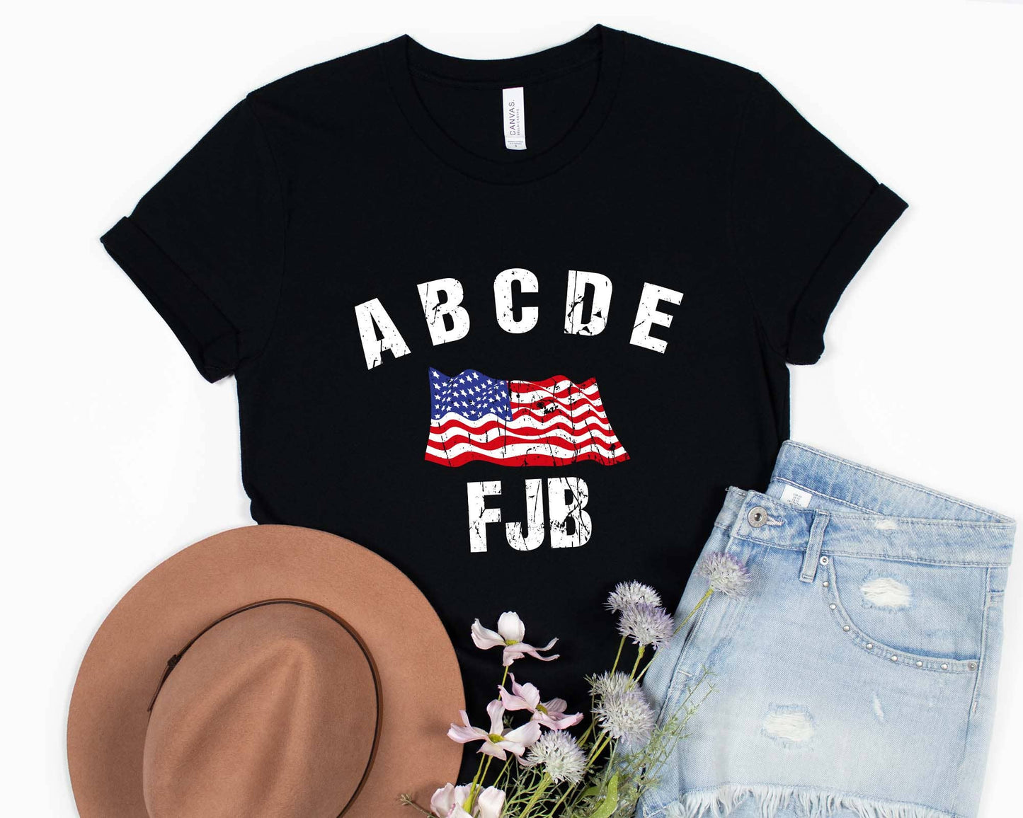 ABCDE FJB Shirt, Anti Biden T-shirt, Republican Tee