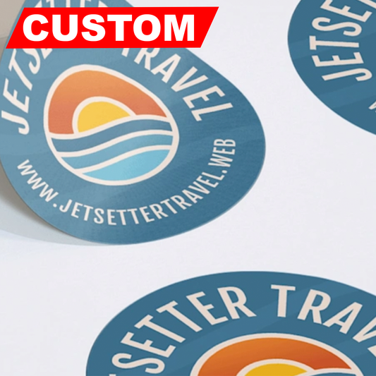 CUSTOM Stickers (Circle 3''x3'')