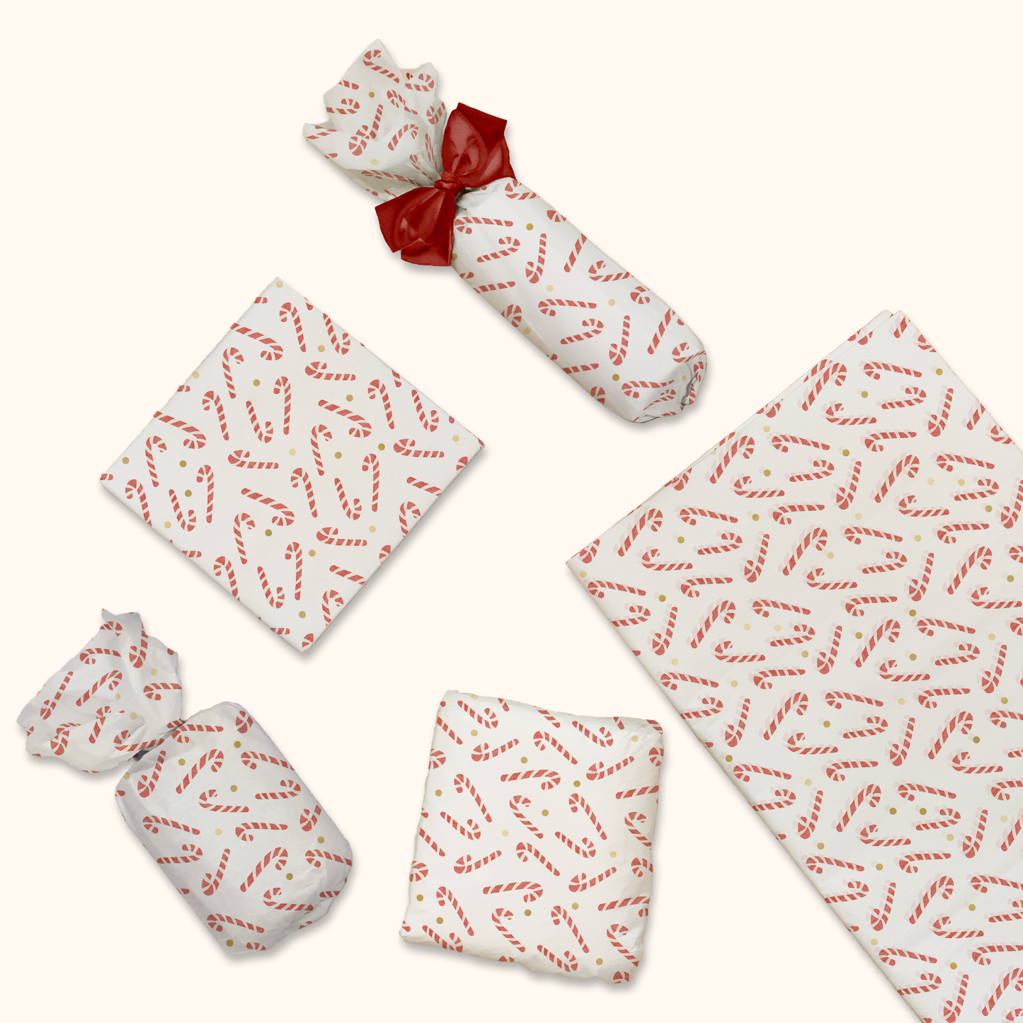 Candy Cane Tissue Paper, Wrapping Paper