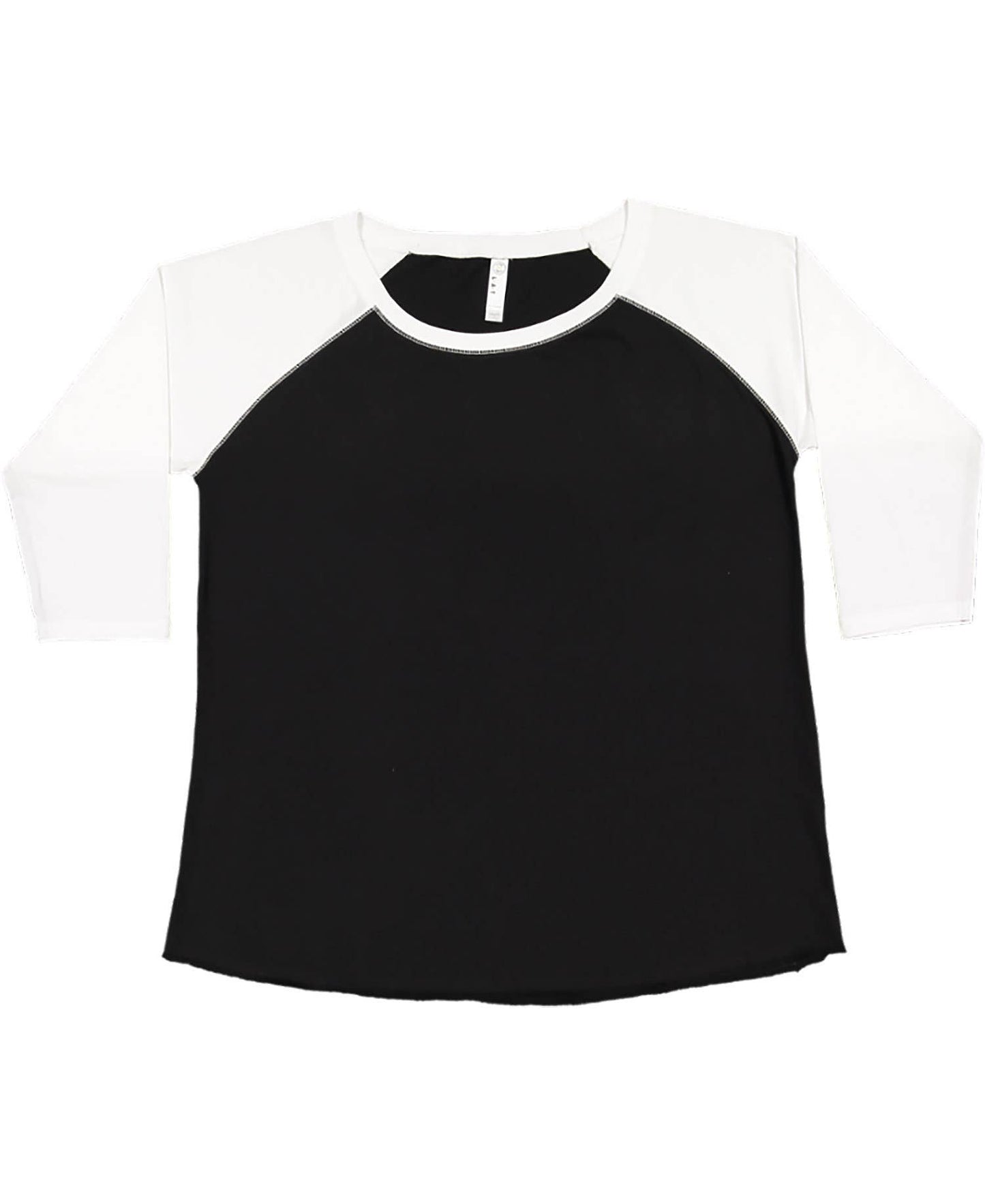 LAT Ladies' Curvy Baseball Premium Jersey Tee