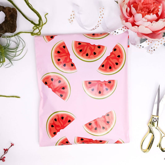 10x13" Poly Mailers - Watermelon