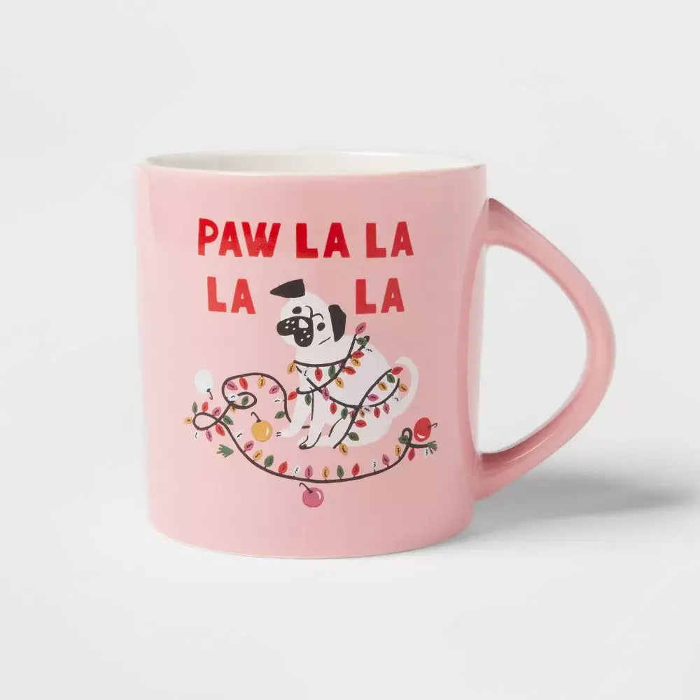 16oz Christmas Paw La La La La Mug