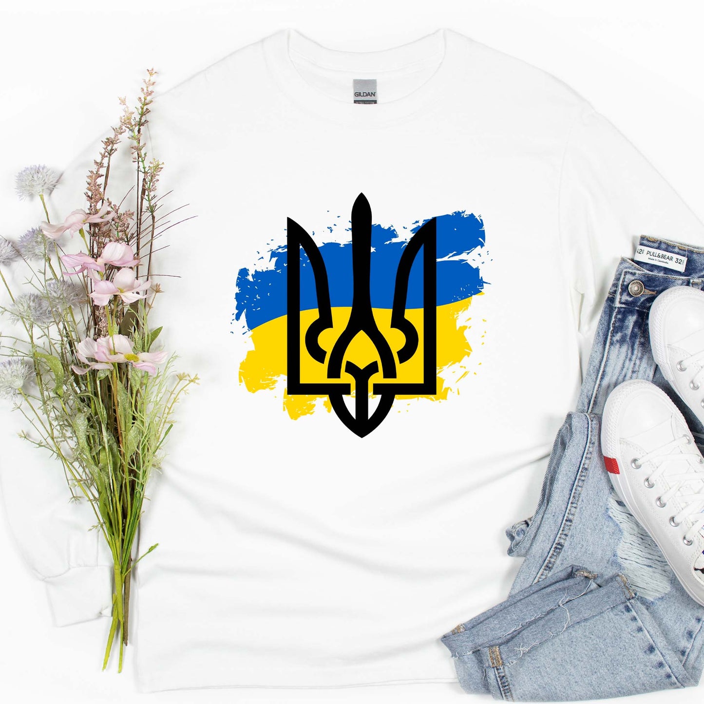 Support Ukraine Raglan