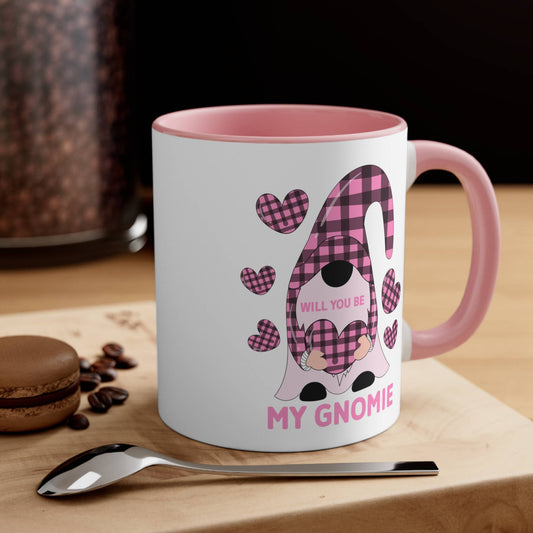 Will You Be My Gnomie Valentine's Day Coffee Mug