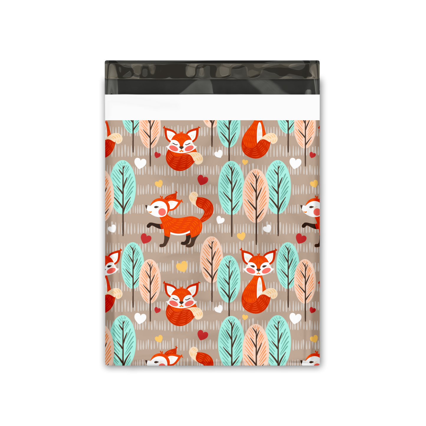 10x13" Poly Mailers - Fox Forest