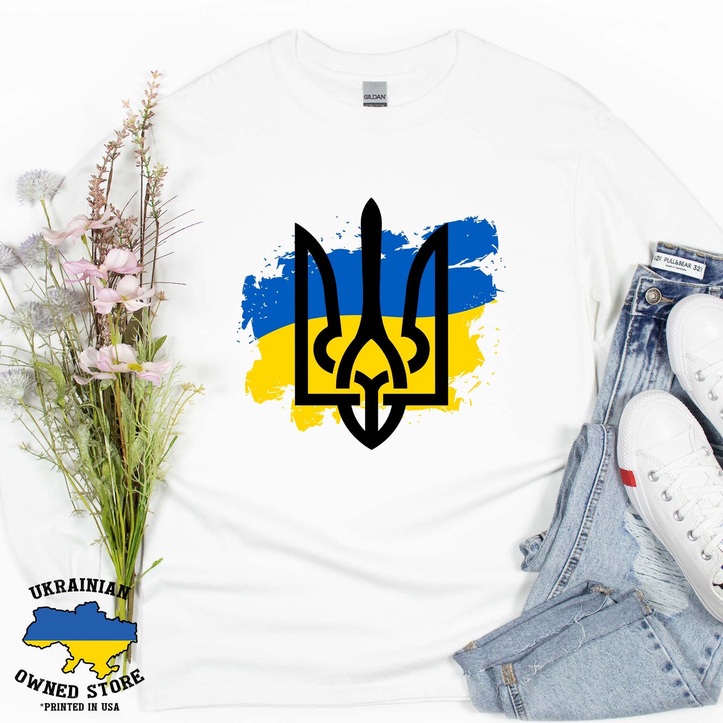 Support Ukraine Raglan