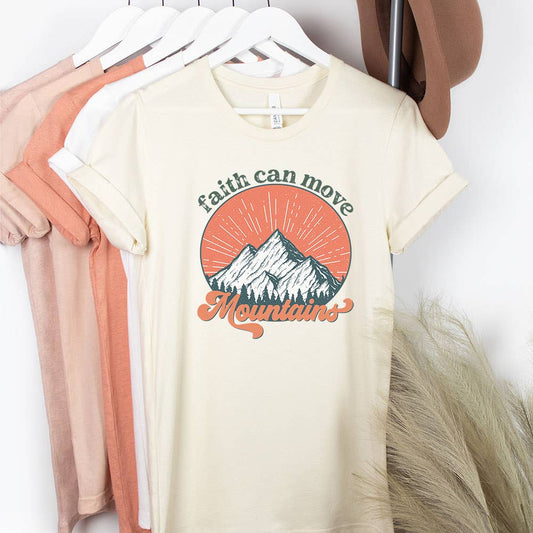 Faith Can Move Mountains Christian Shirt