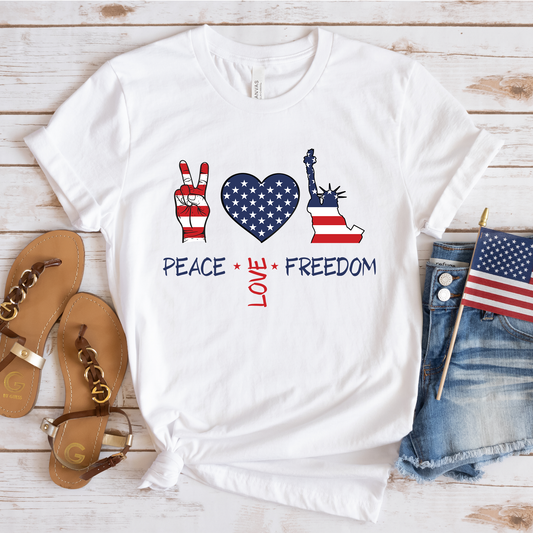 Peace Love Freedom Shirt