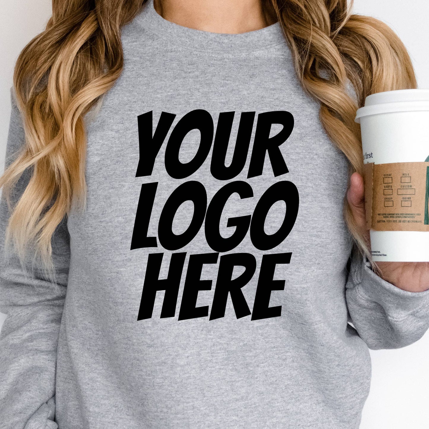 Custom Sweatshirts, Your Logo Sweatshirt / Hoodie