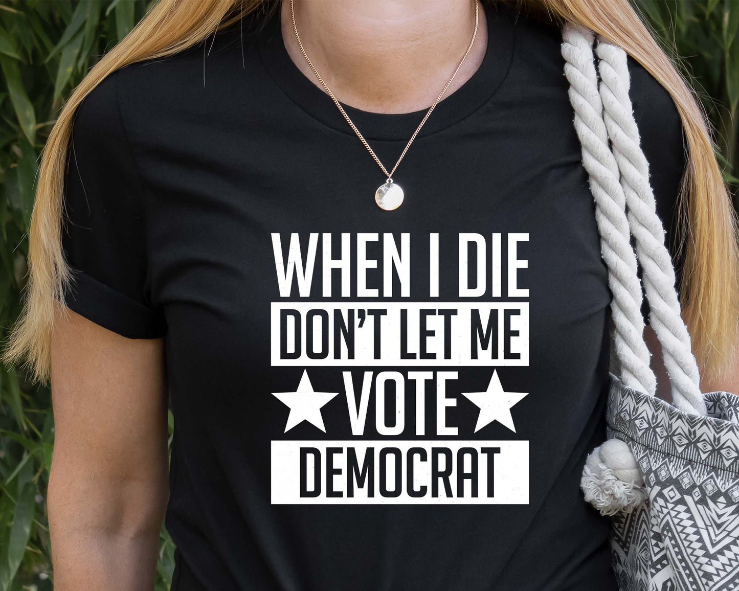 When I Die Don't Let Me Vote Democrat Shirt, Anti Biden Tee