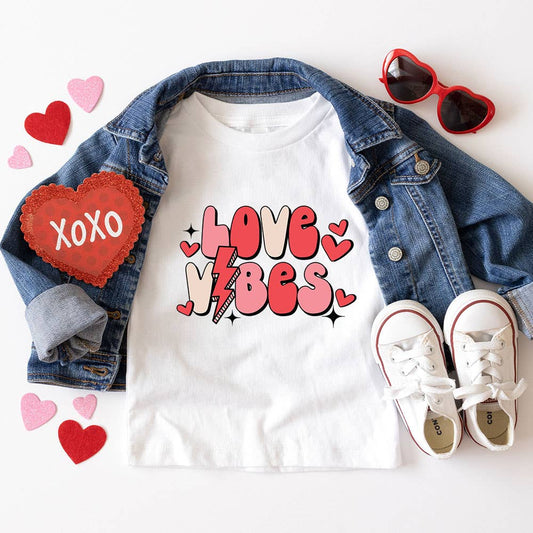Love Vibes Valentine's Day Toddler Shirt