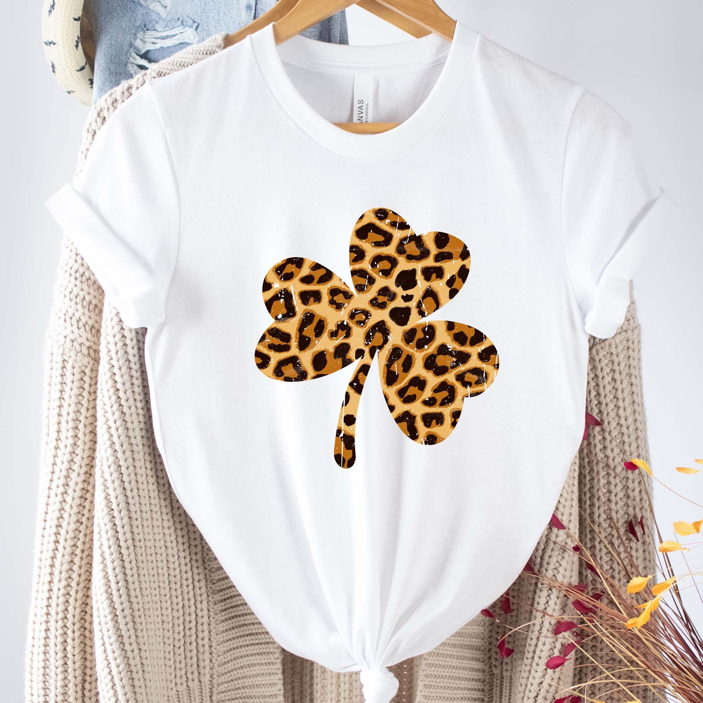 Leopard Shamrock Shirt