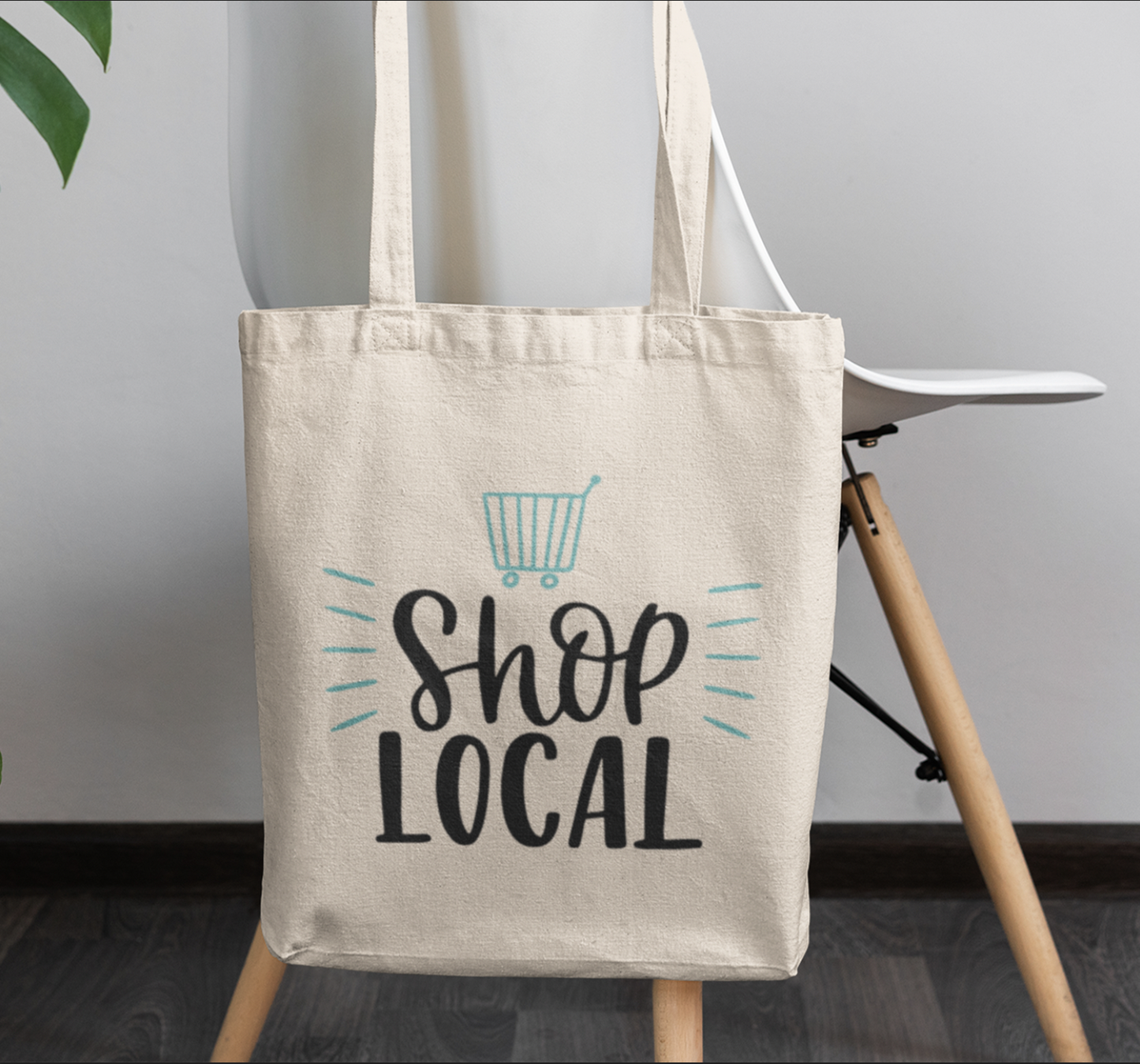 Shop Local Tote Bag, Shopping Bag, Canvas Totes