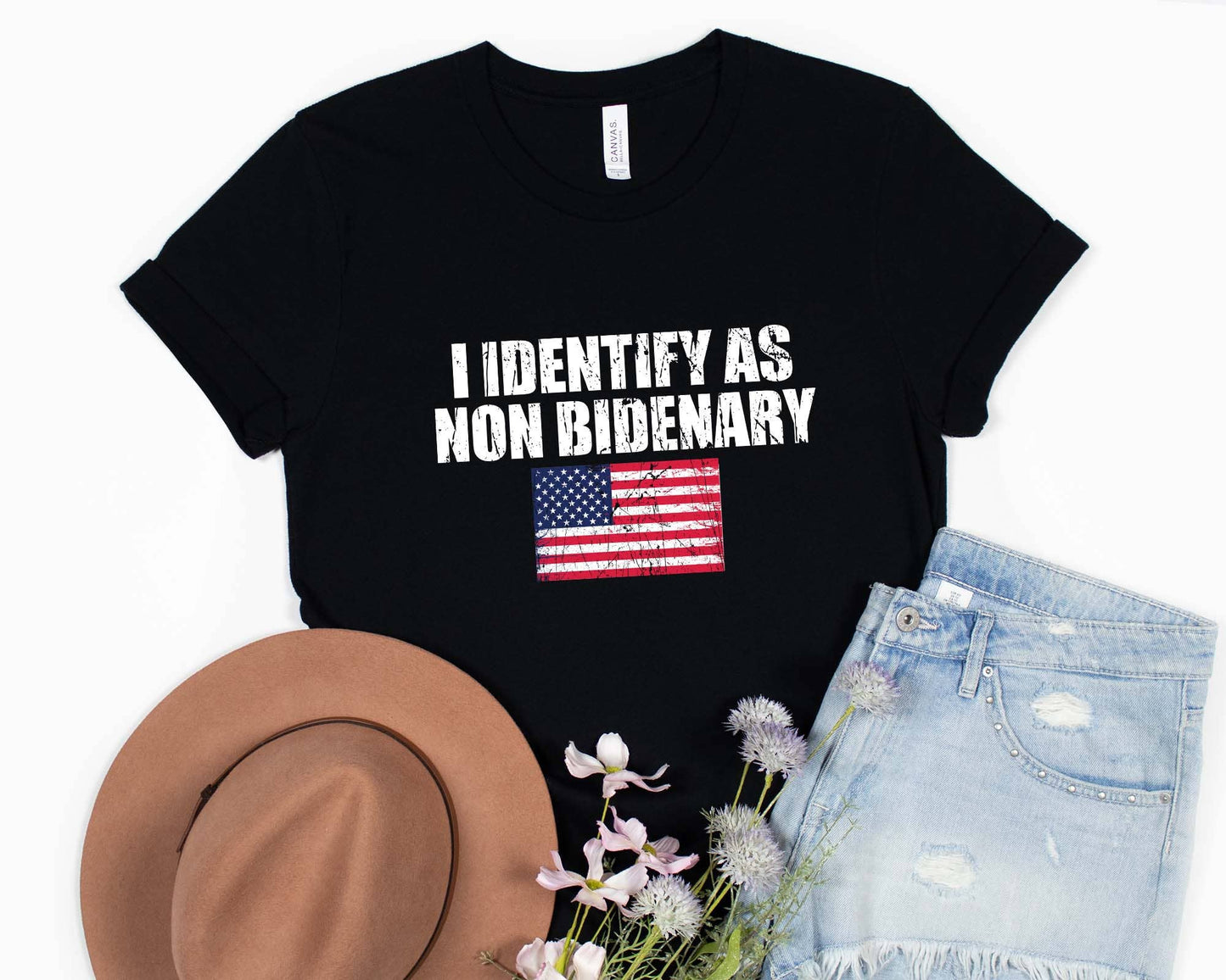 I Identify as non Bidenary Shirt, FJB Shirt