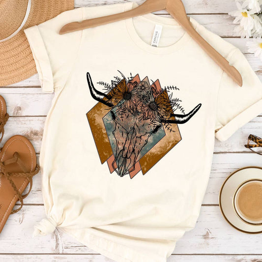 Skull Diamonds Western Shirt