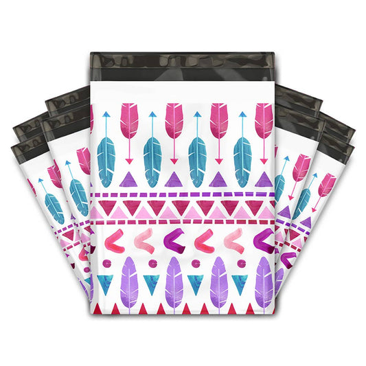 10x13" Poly Mailers -  Pink Arrows