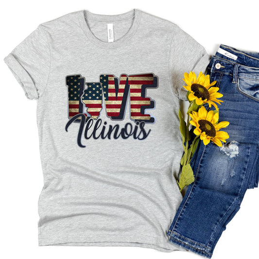 Love Illinois Shirt