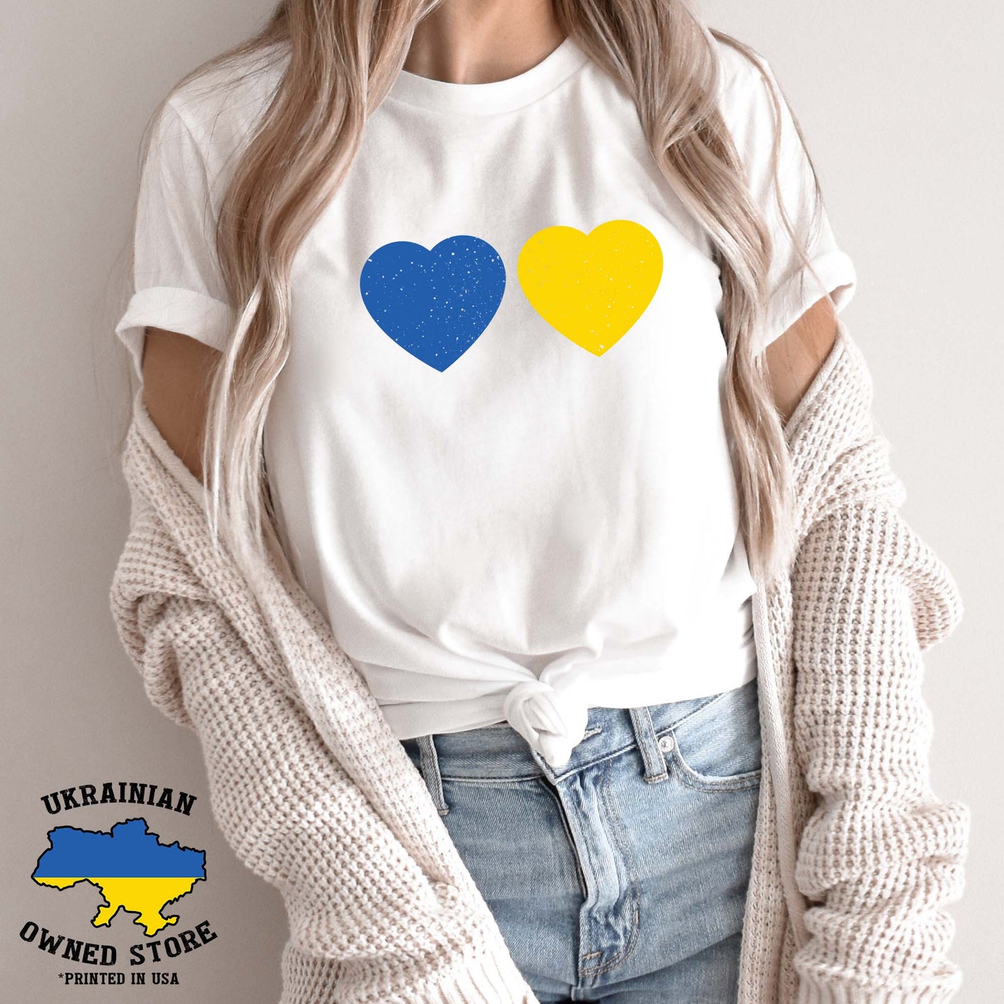 Heart Shirt, Ukraine Support Shirt