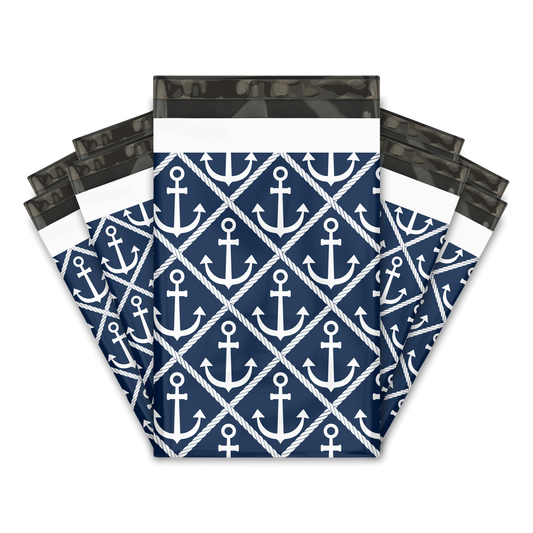 6x9" Poly Mailers - Nautical