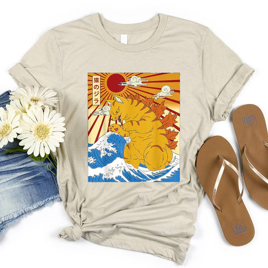 Catzilla Japanese Shirt