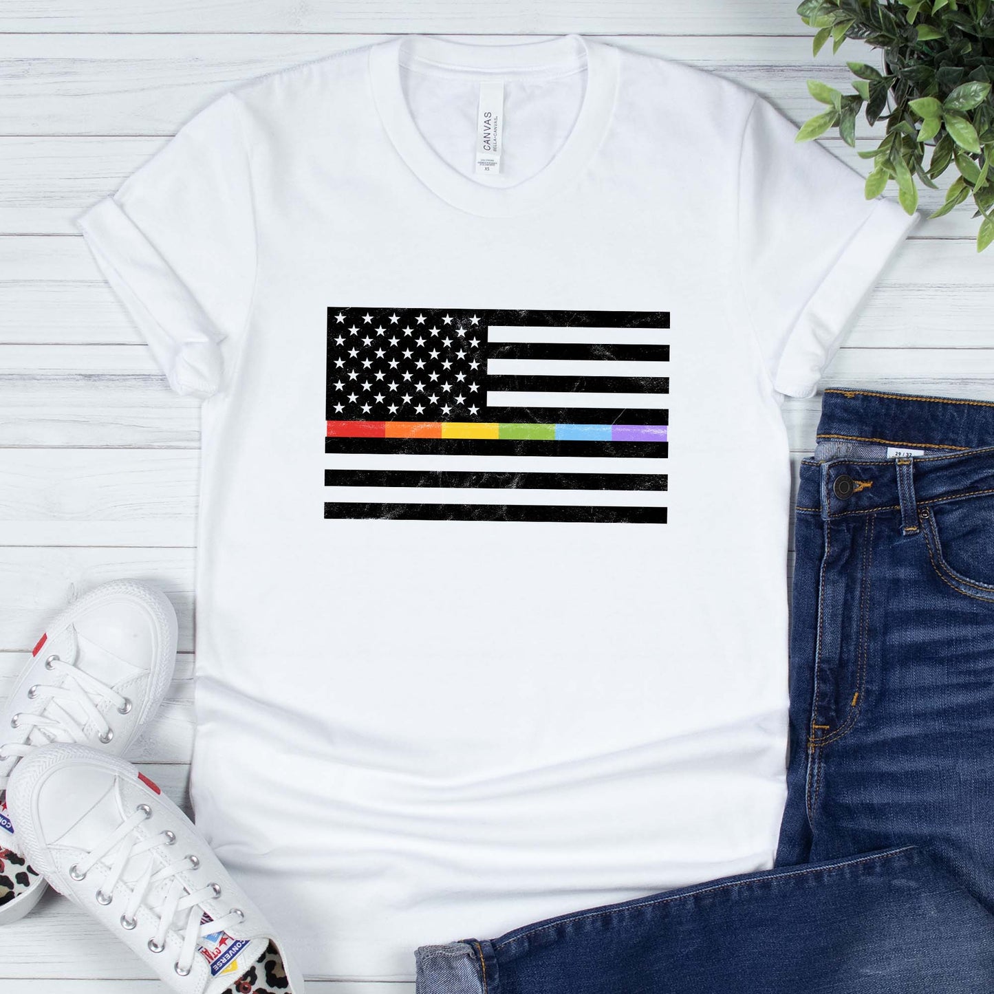 USA Flag LGBT Pride Shirt