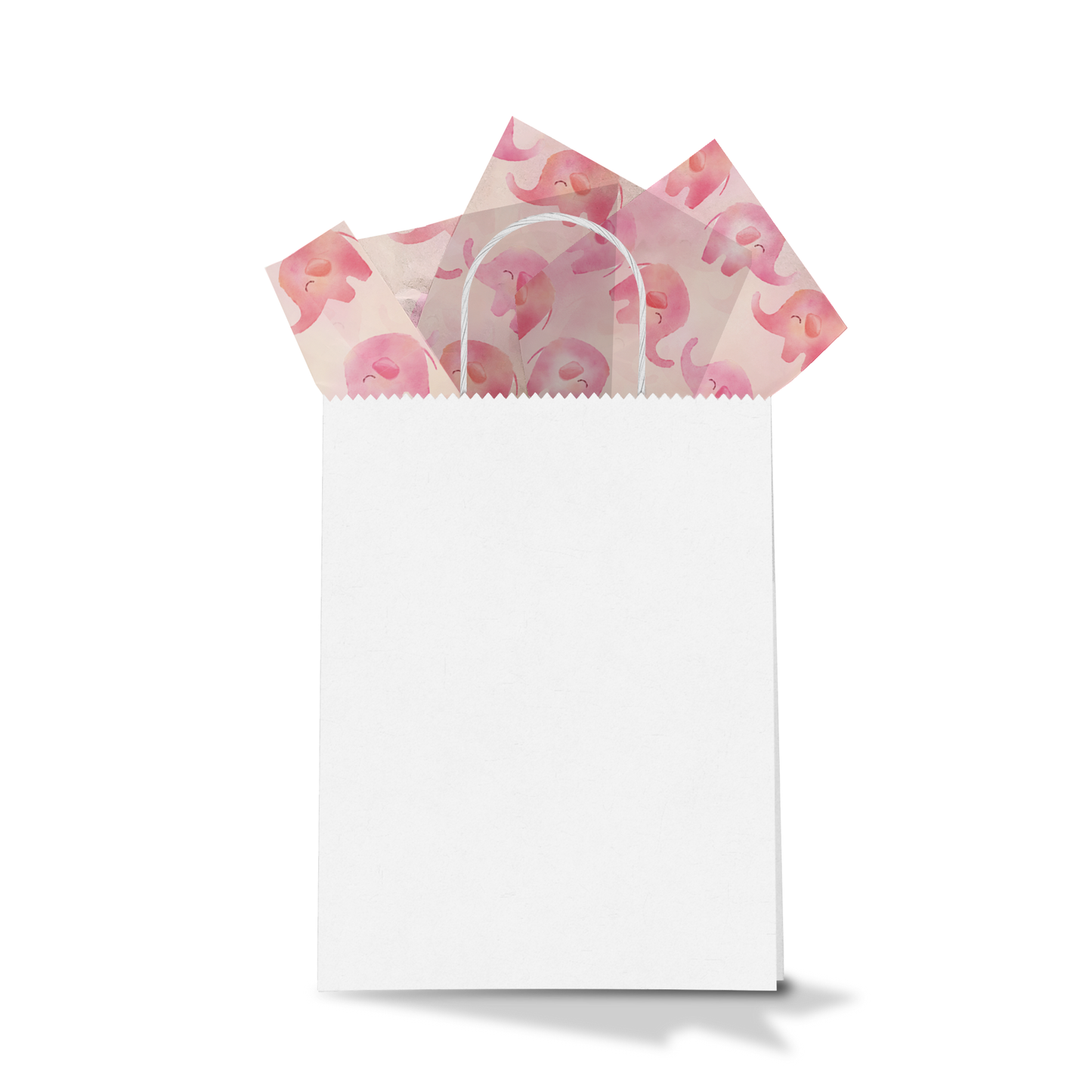 Pink Elephant Tissue Paper, Wrapping Paper