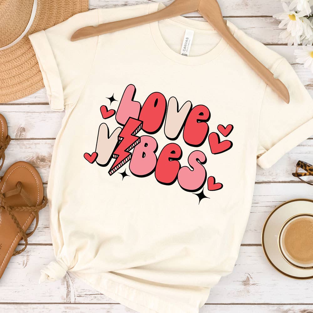 Love Vibes Tee, Valentine's Day Shirt