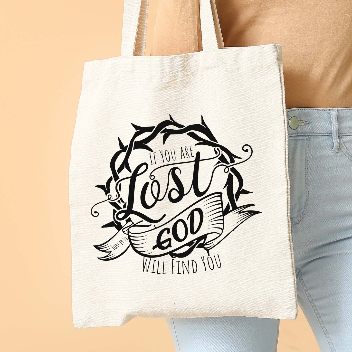 Jesus Christian Tote Bag, Canvas Totes