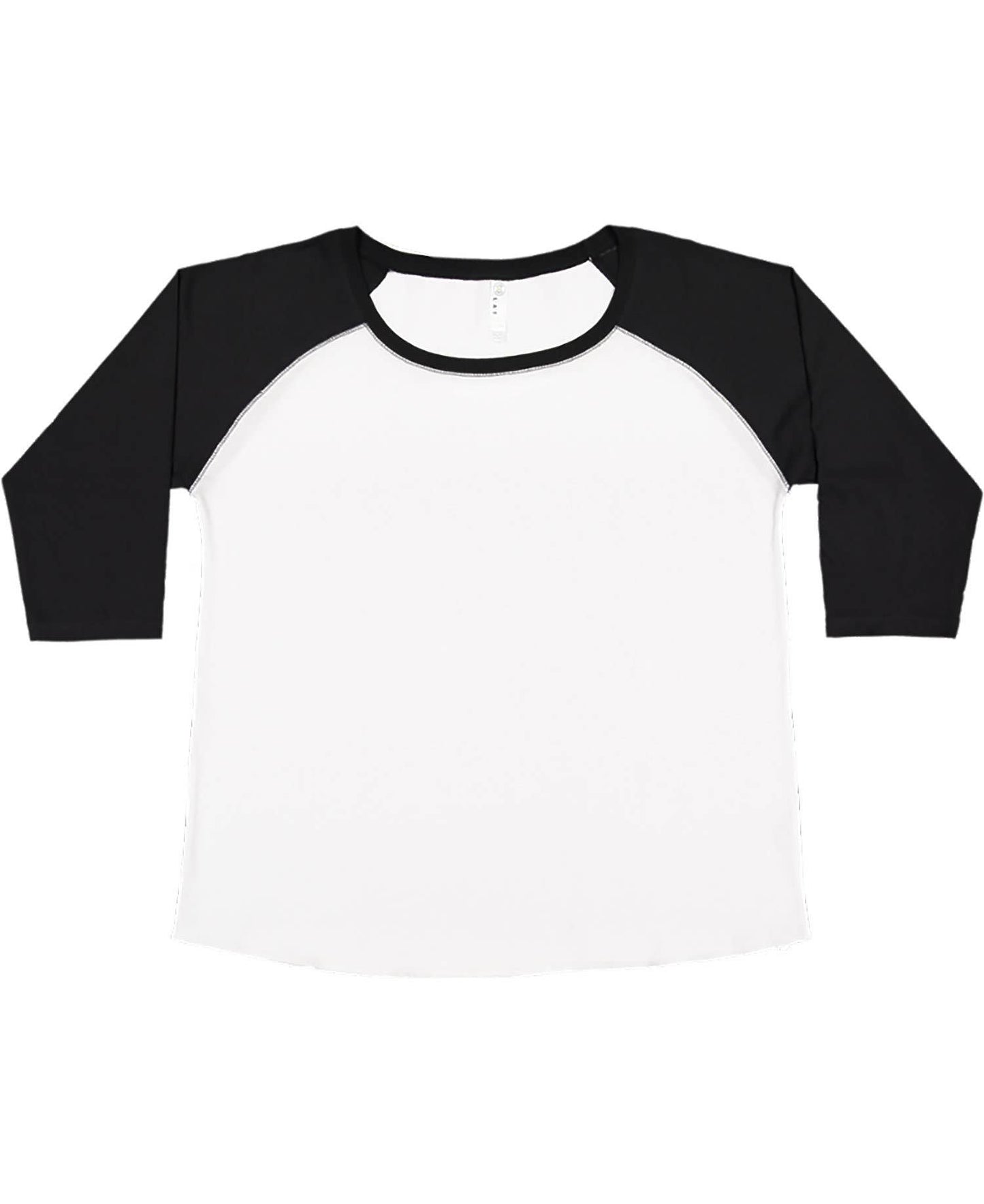 LAT Ladies' Curvy Baseball Premium Jersey Tee