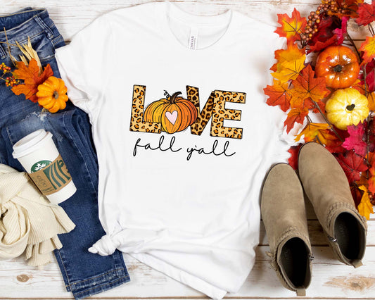 Love Fall Y'All Shirt