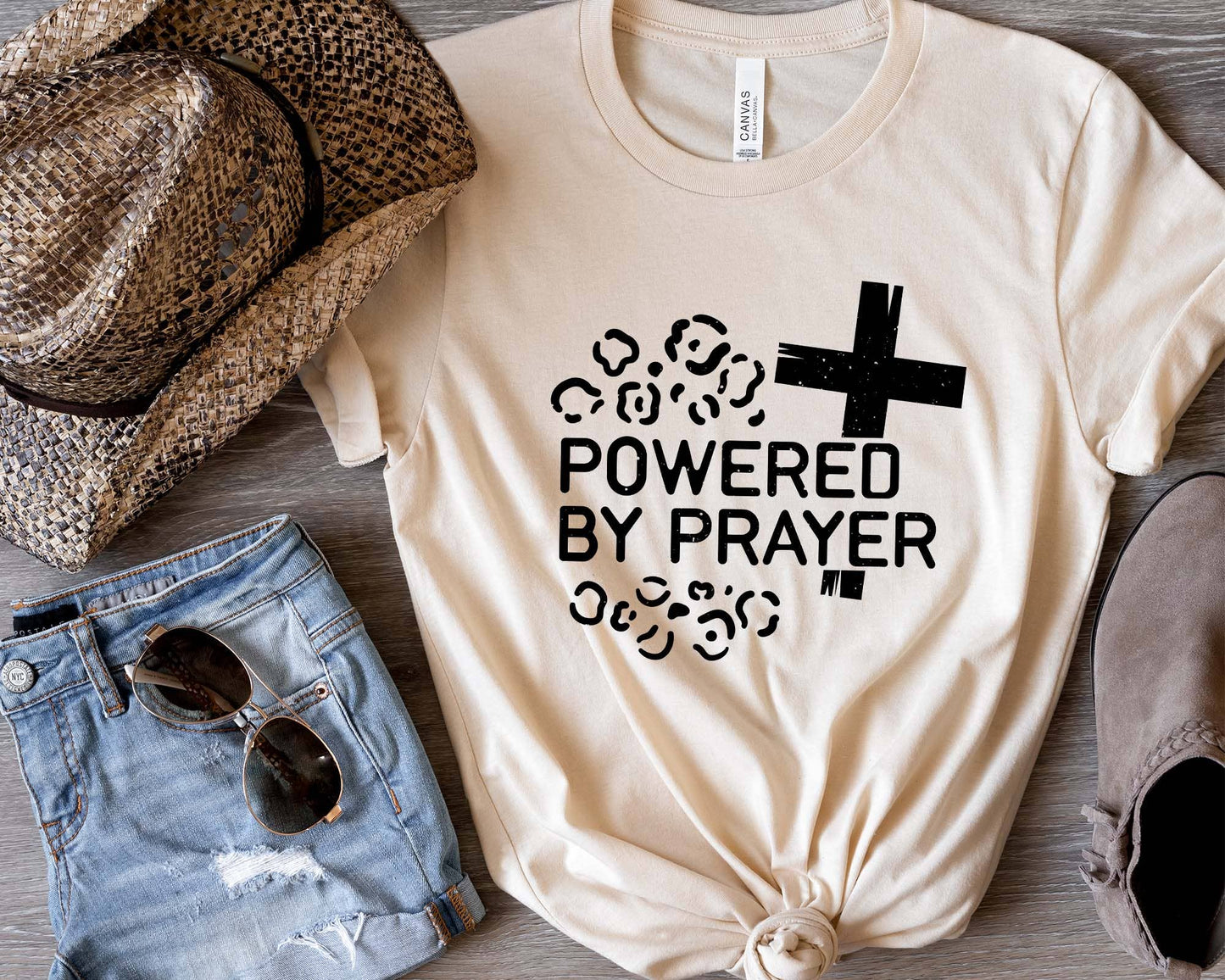 Powered By Prayer Shirt, Christian T-shirt