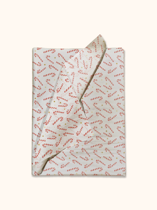 Candy Cane Tissue Paper, Wrapping Paper