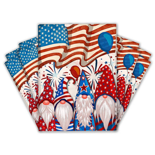 10x13" Poly Mailers Patriotic Gnomes