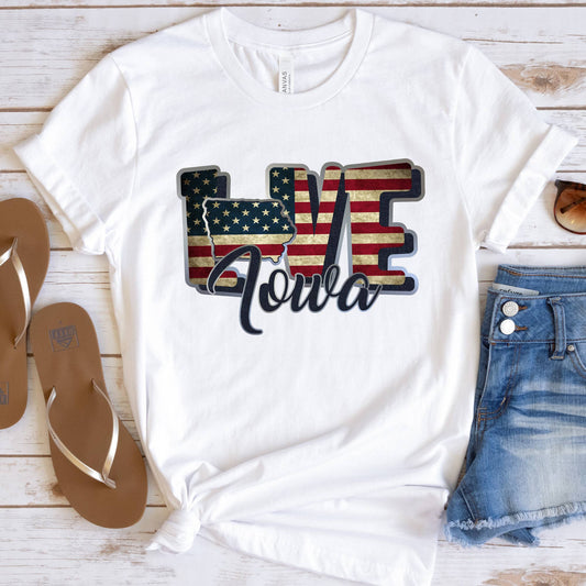 Love Iowa Shirt