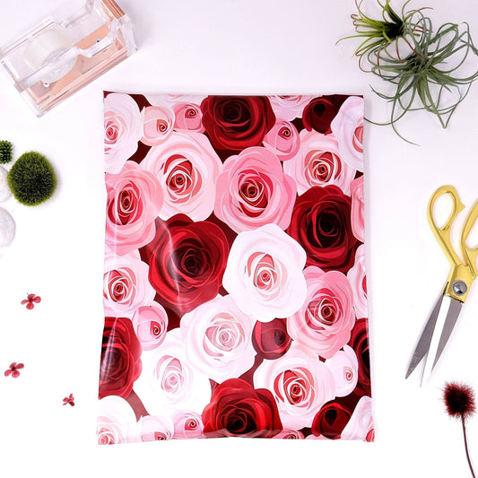 10x13" Poly Mailers - Roses