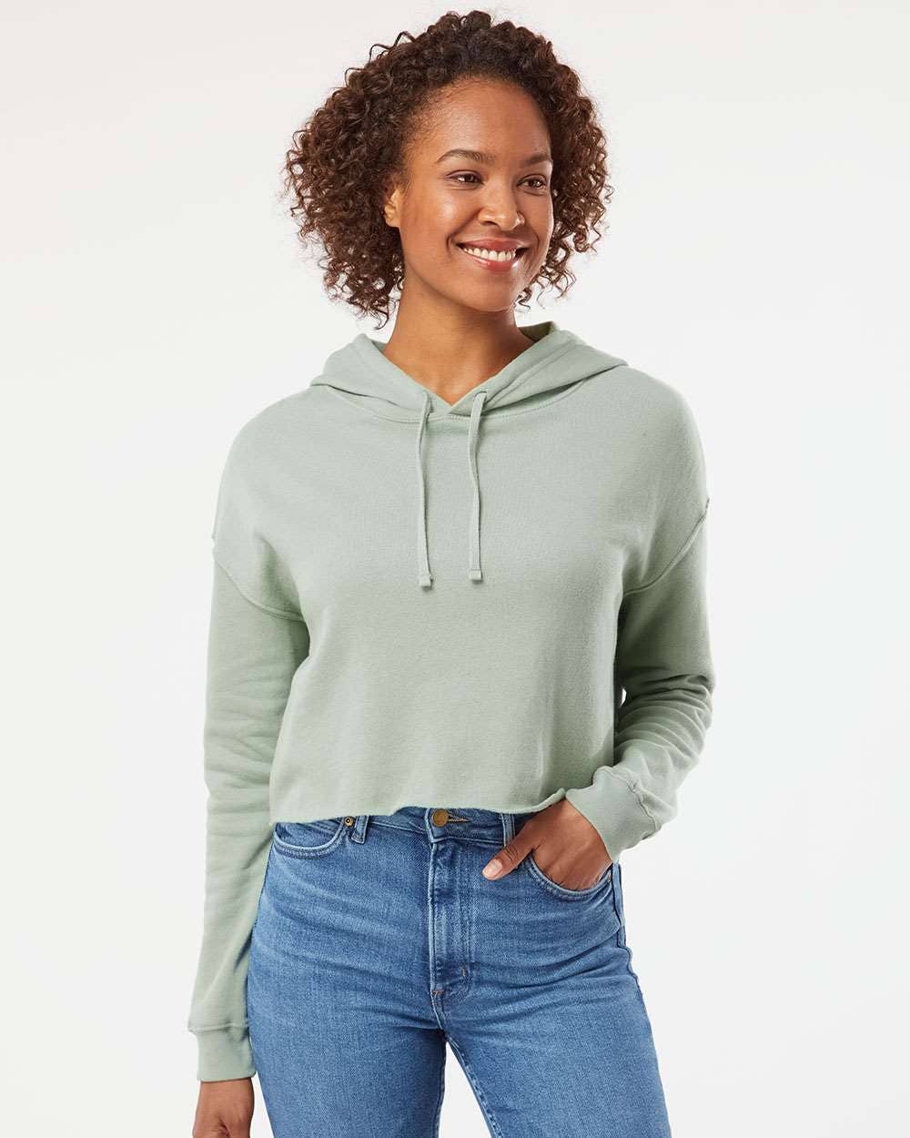 Women’s Lightweight Cropped Hooded Sweatshirt