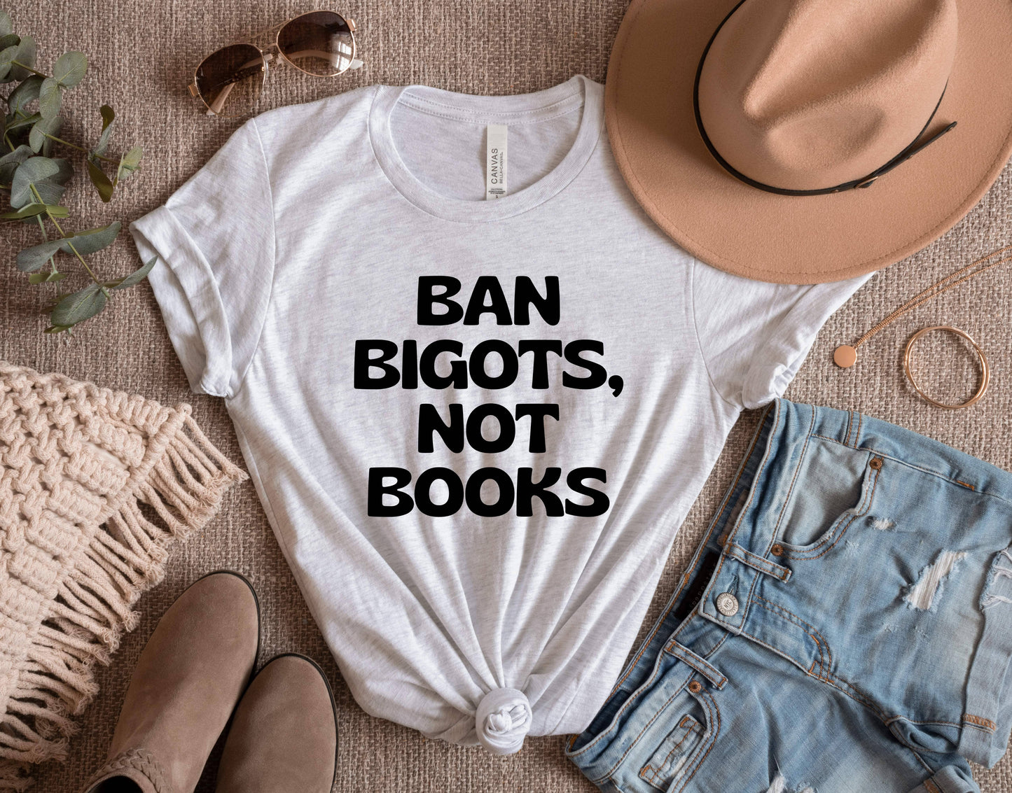 Ban Bigots Not Books Shirt