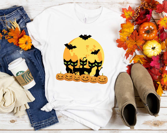 Black Cats Halloween Shirt