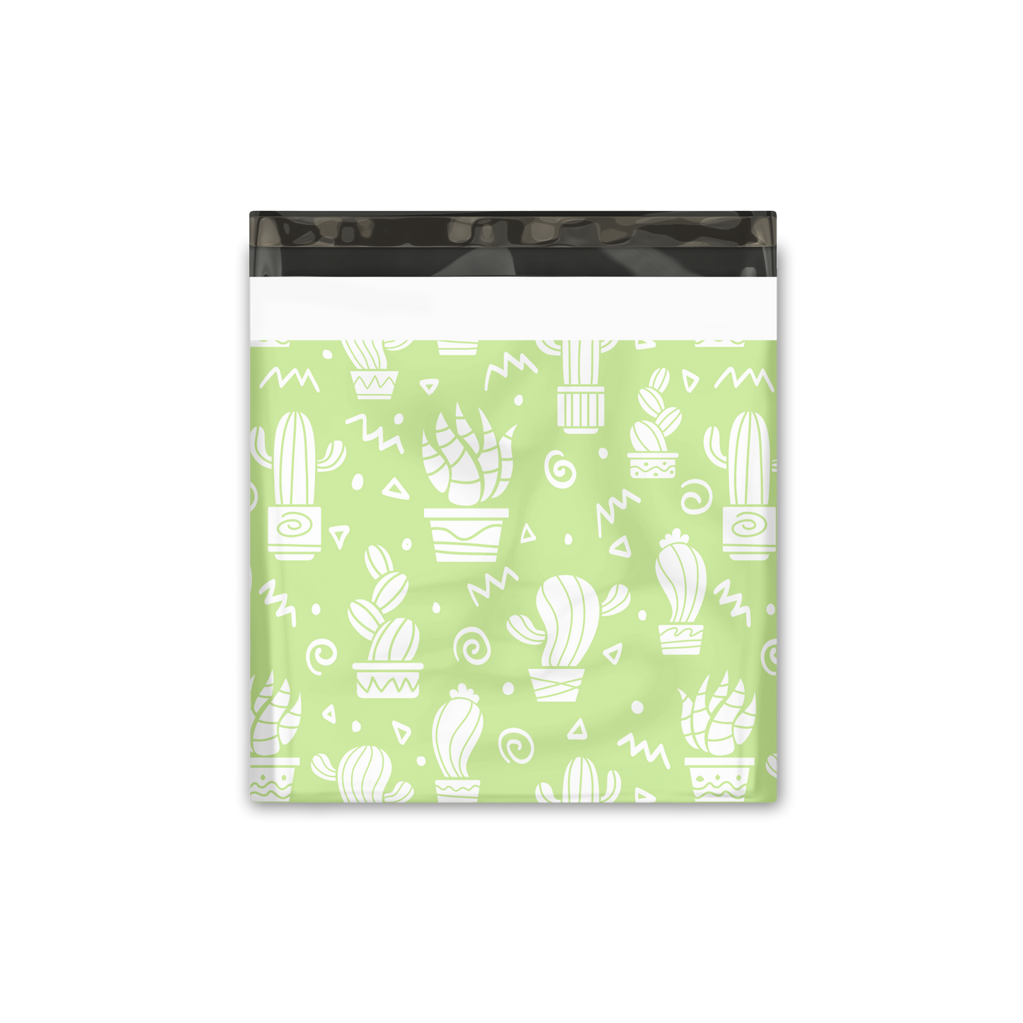 18x18" Green Cactus Poly Mailers